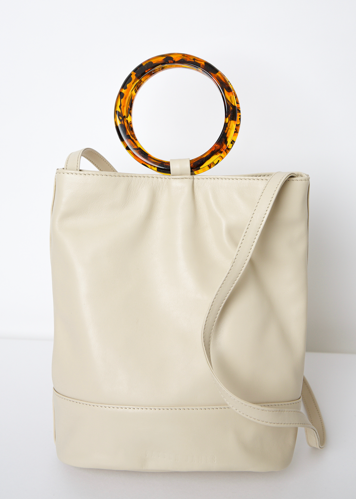 The Dolly Bucket Tote in White Payton James