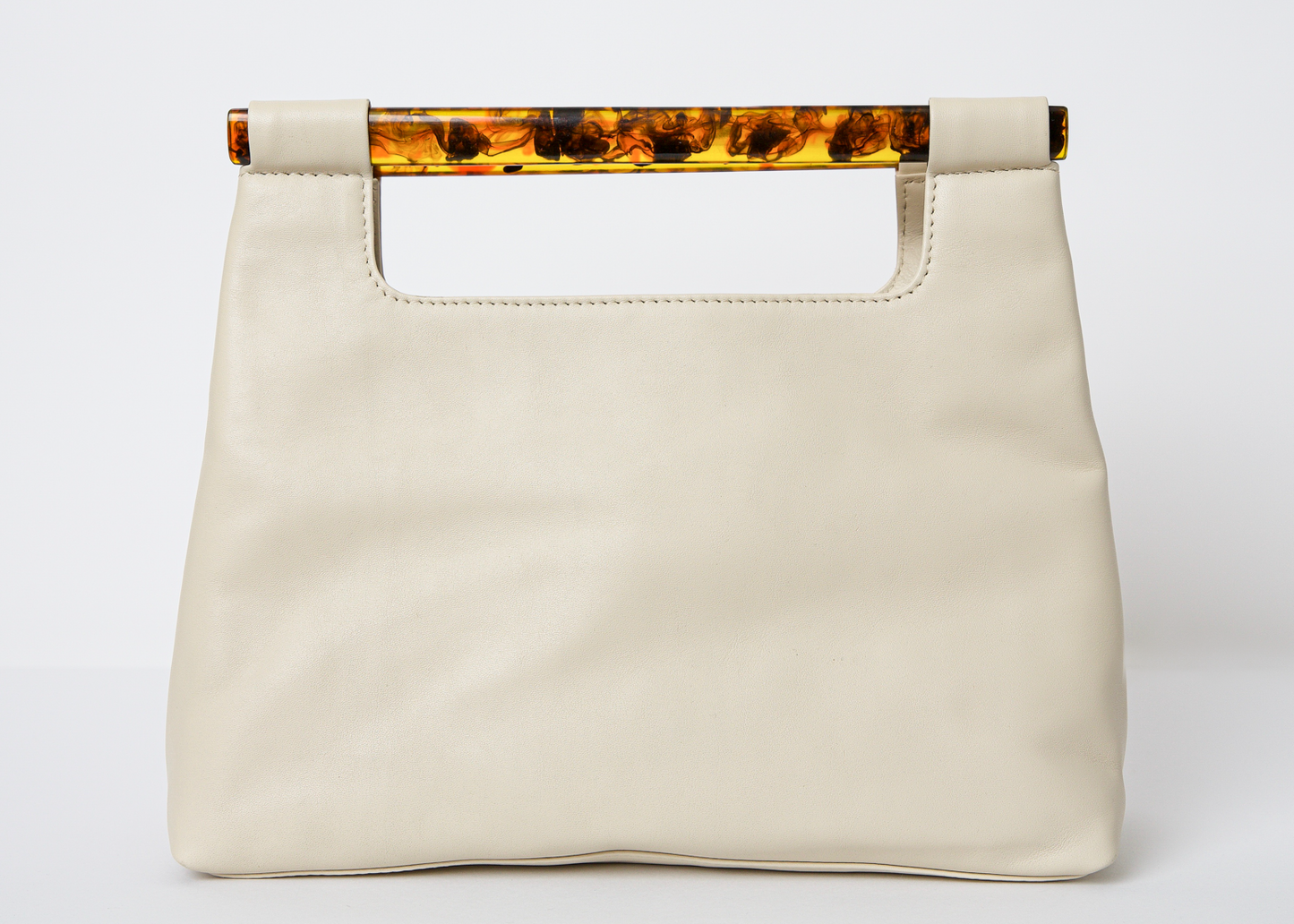 White nappa leather Eloise handbag / tote