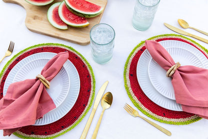watermelon dining tableware