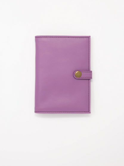 Leather Travel wallet -Lavender Passport wallets by payton james- leather bags nashville