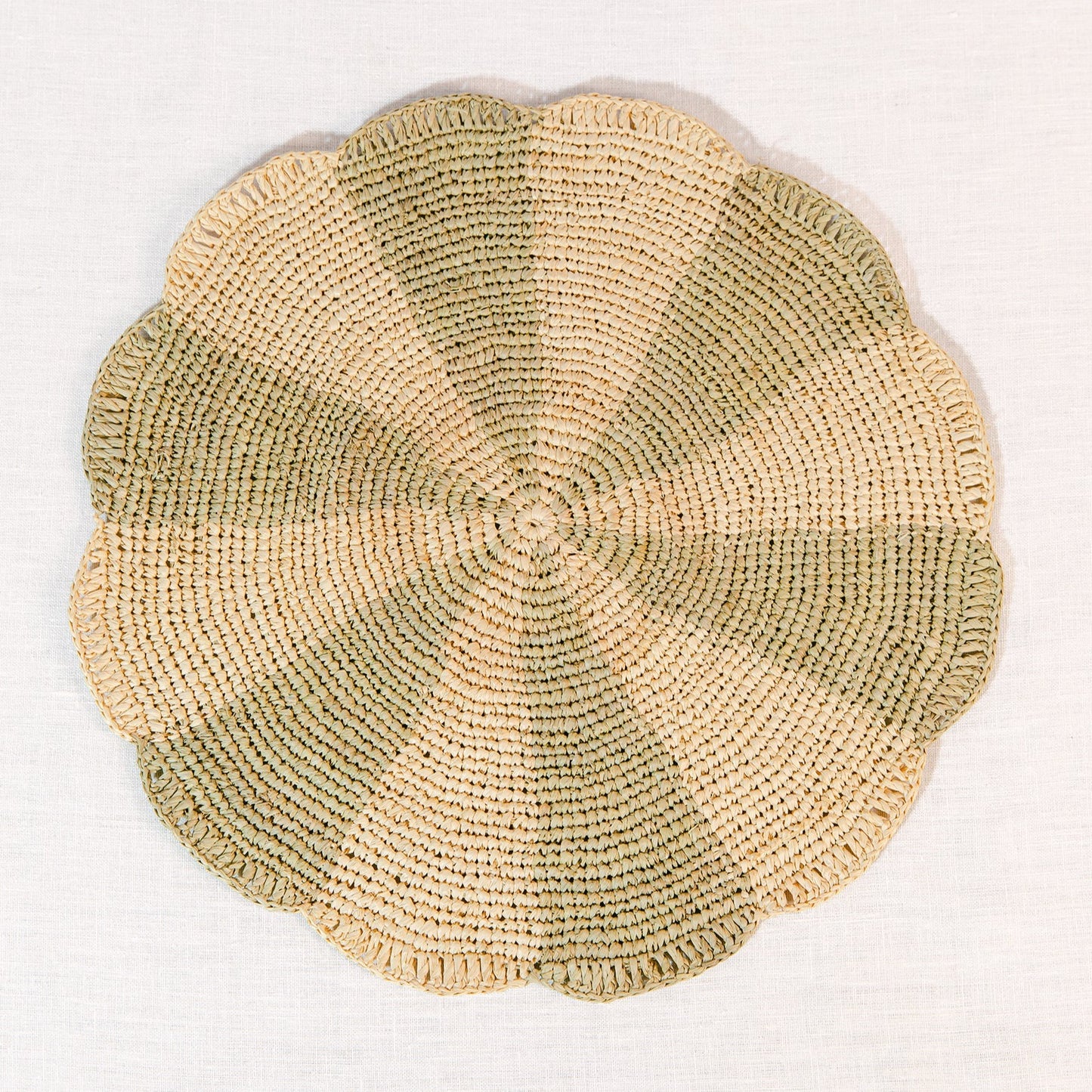 crochet woven placemat