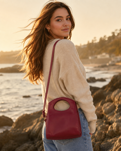 Mini Party Crossbody - Berry