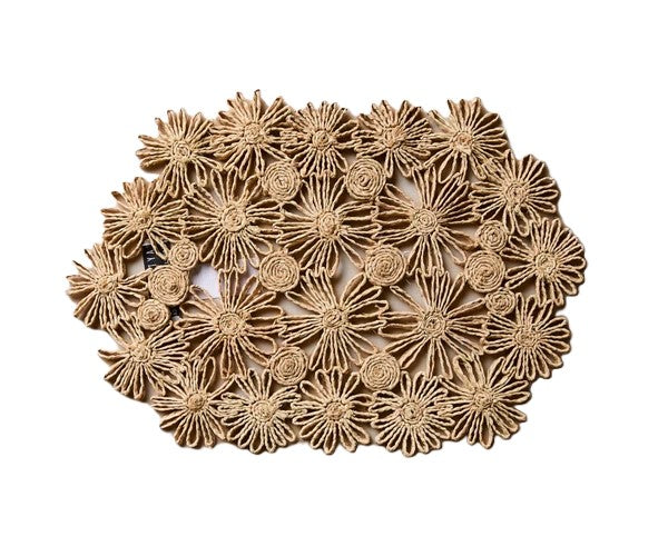 Flower Raffia Tabletop Placemat