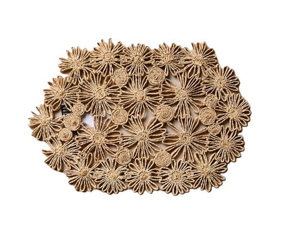Flower Raffia Tabletop Placemat