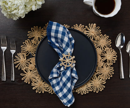 Flower Raffia Tabletop Placemat