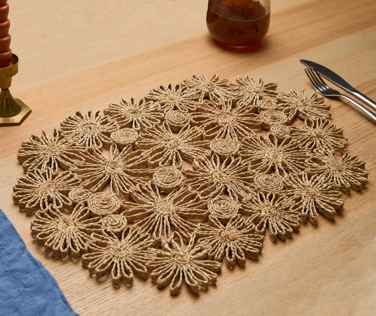 Raffia Woven Table Mat