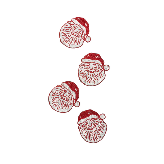 Santa Coasters- Set of 4