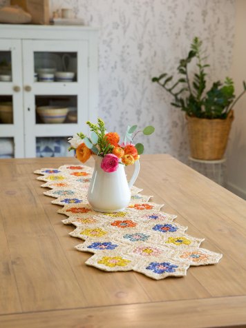 Handwoven raffia tabletop pieces by Payton James
