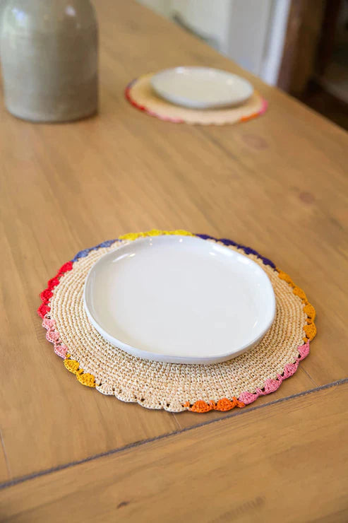 Aura round placemat