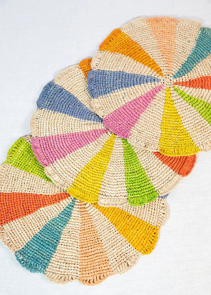multicolor table mat
