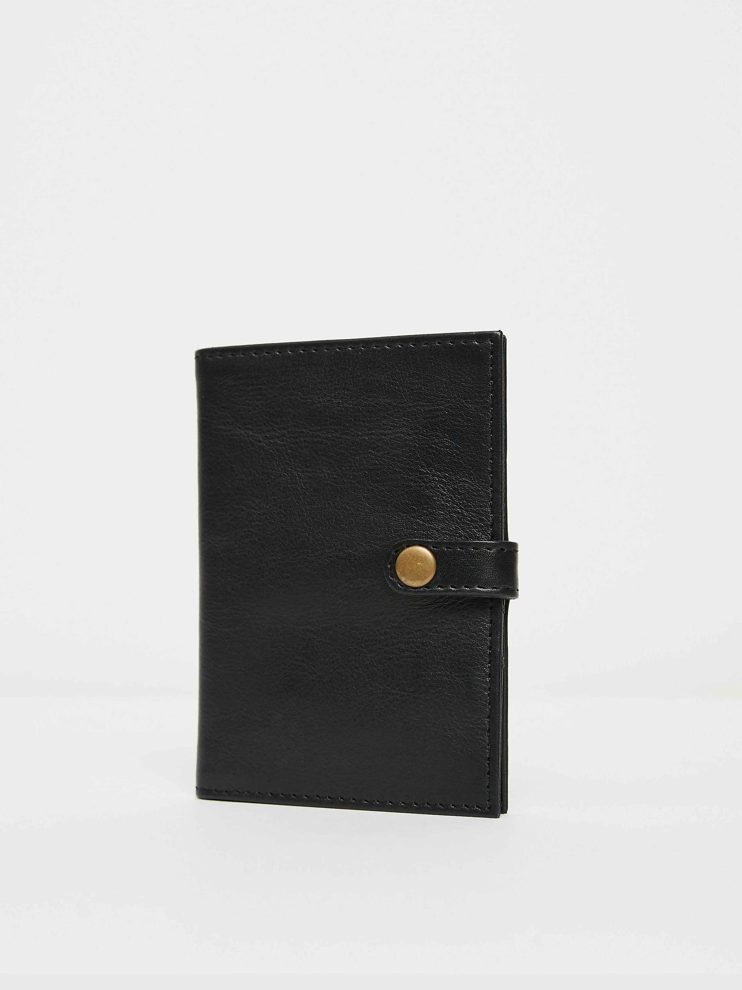 Black Leather Travel wallet -Passport wallets by payton james- leather bags nashville