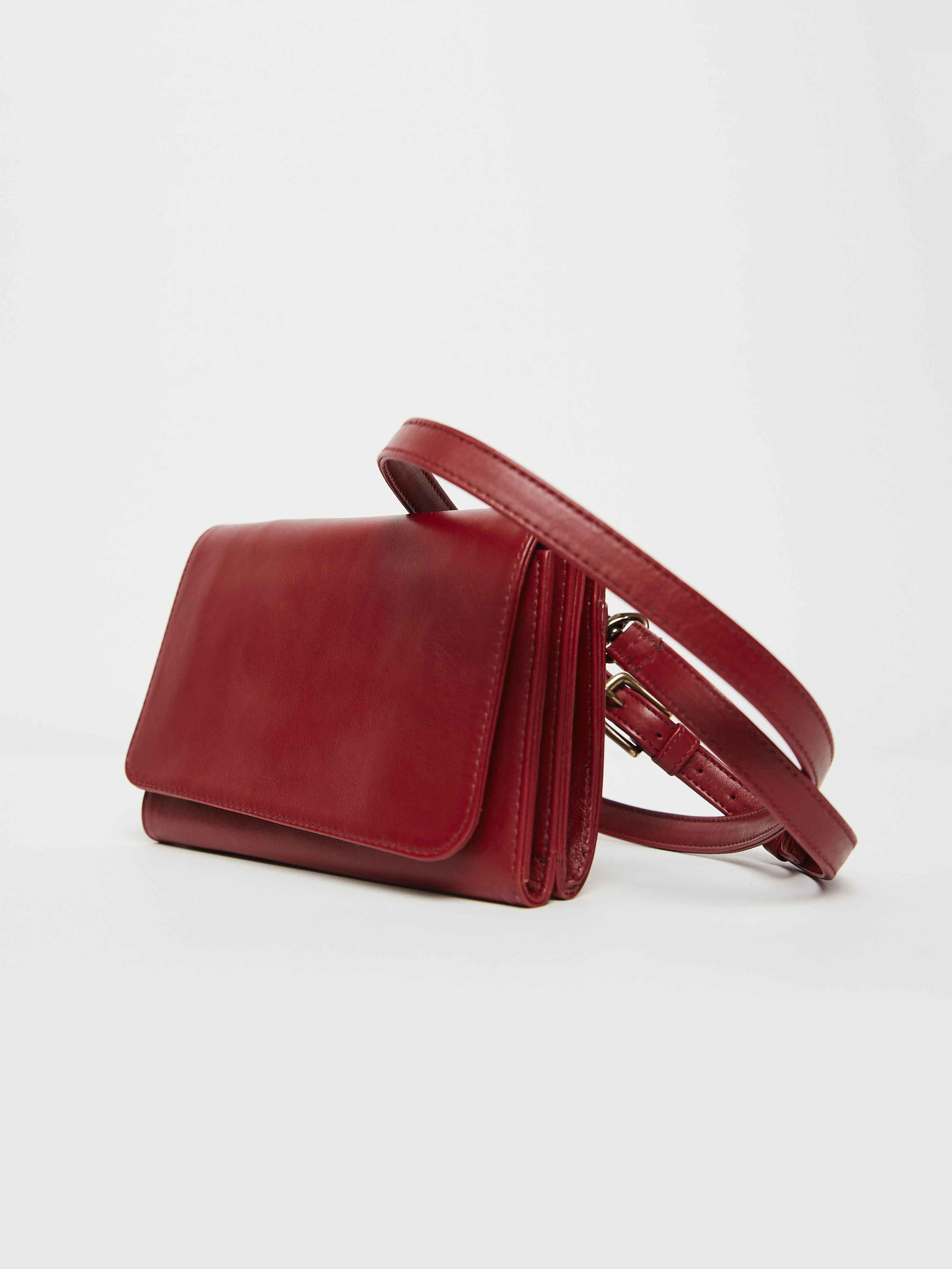 Zara Nappa leather card holder with zip