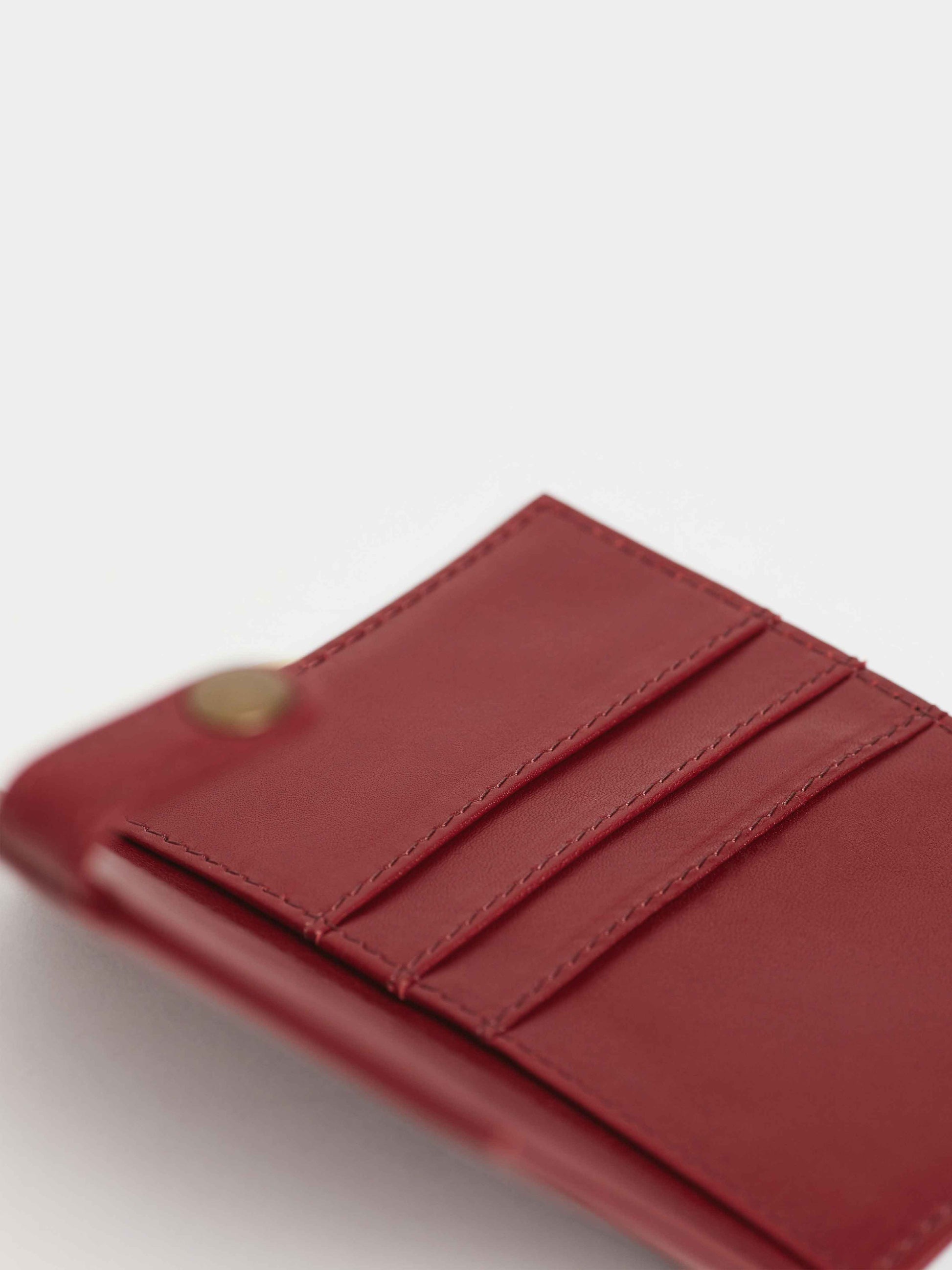Cabernet Red Leather Travel wallet -Passport wallets by payton james- leather bags nashville