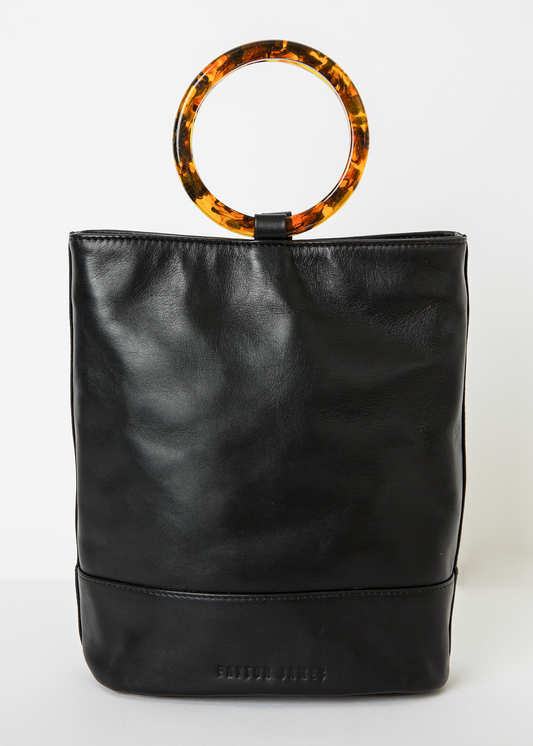 The Dolly Bucket Tote in Black