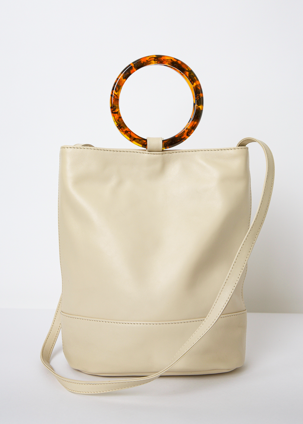 The Dolly Bucket Tote in White