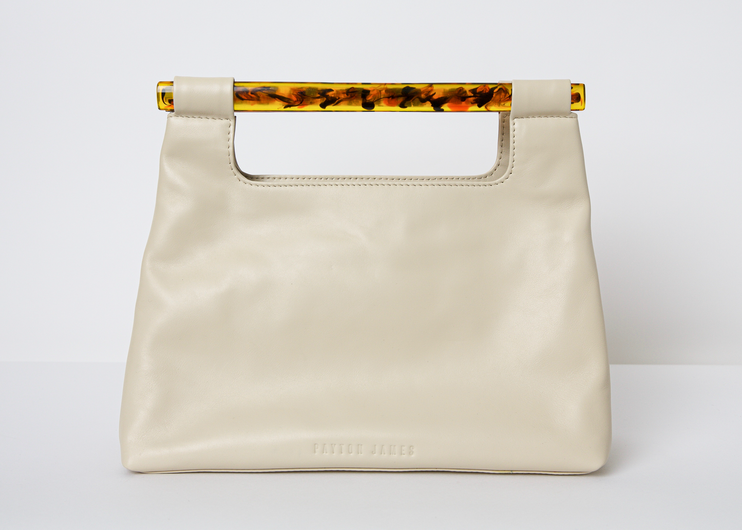 White nappa leather Eloise handbag / tote