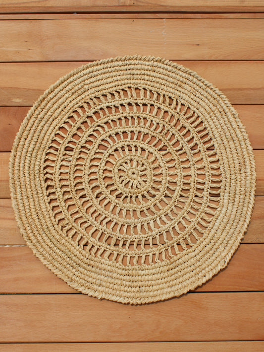 boho placemat, rattan placemat, water hyacinth, manteles, bamboo, woven, raffia,  Placemats set of 6, woven placemats, rattan placemats, wicker placemats, round woven placemat, table chargers, straw placemats, boho, organic, eco friendly handmade, artists