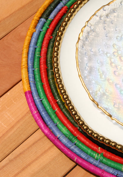 multicolor edge tabletop