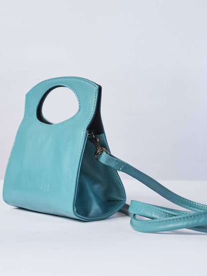 Leather-Crossbody Handbag- emerald Color-by-PaytonJames-Nashville-designer.
