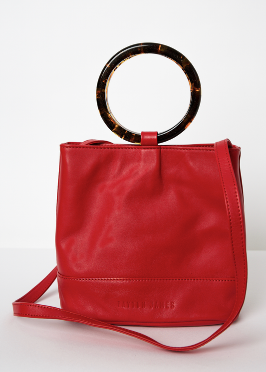 The Mini Dolly Tote in Red