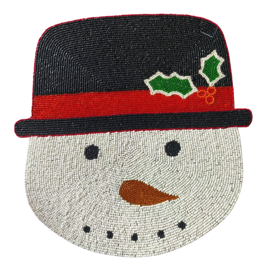 Frosty Snowman Placemat, Christmas Placemat, Snowman Placemat