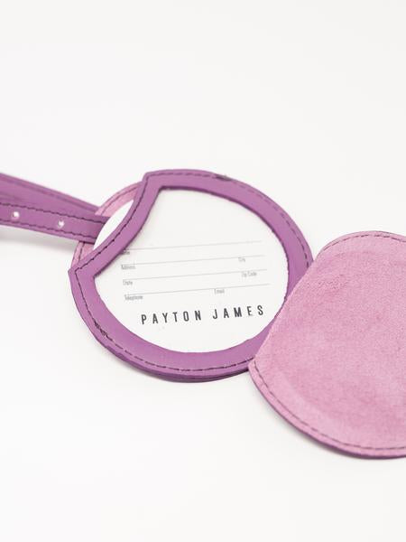 leather luggage tags- tennessee luggage tags by payton James Nashville  Leather Bags