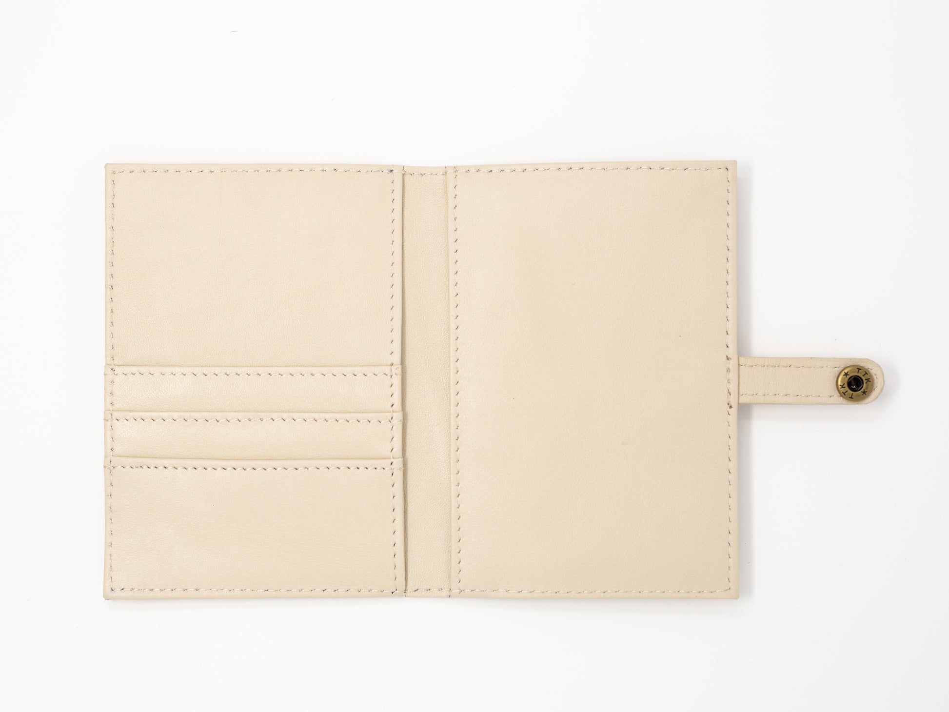 Leather Travel wallet -white Passport wallets by payton james- leather bags nashville