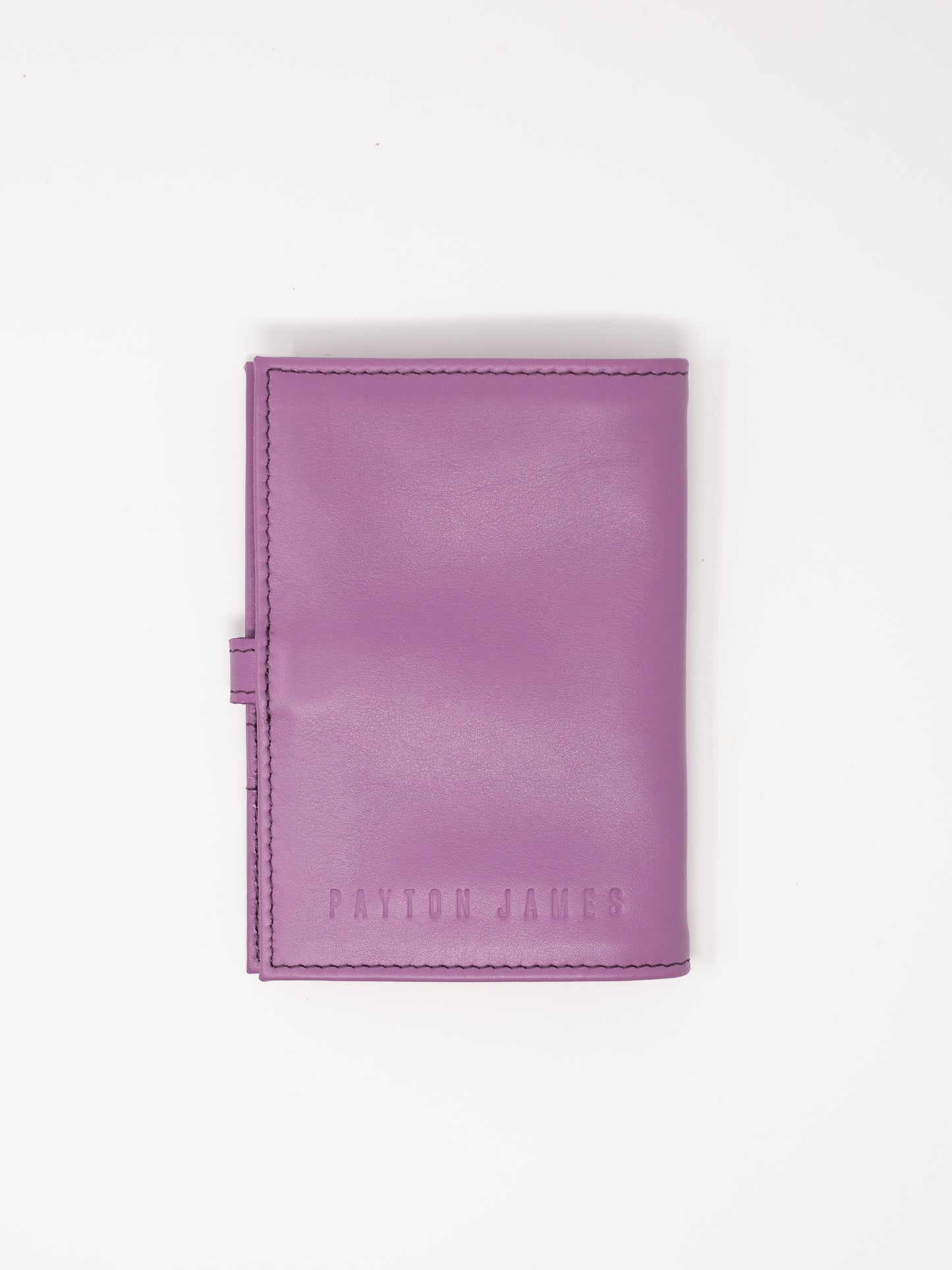 Leather Travel wallet -Lavender Passport wallets by payton james- leather bags nashville