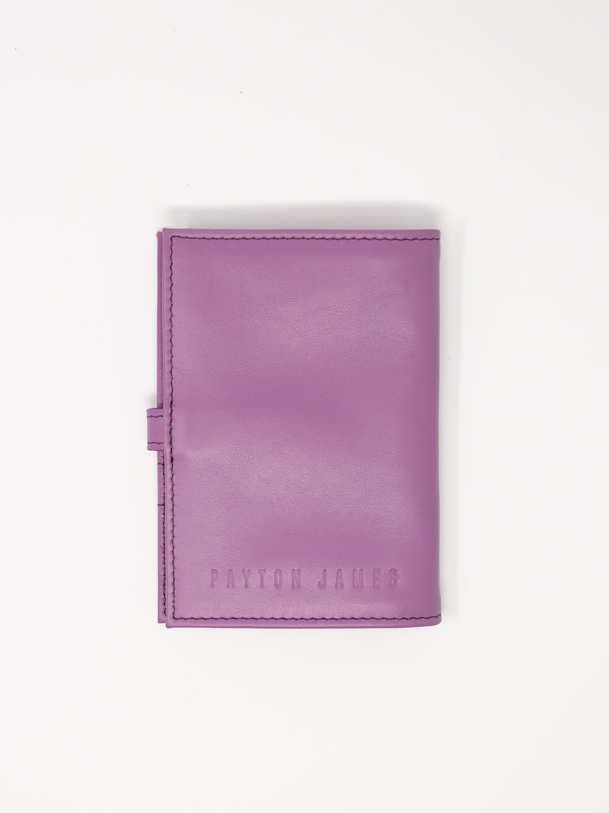 Leather Travel wallet -Lavender Passport wallets by payton james- leather bags nashville