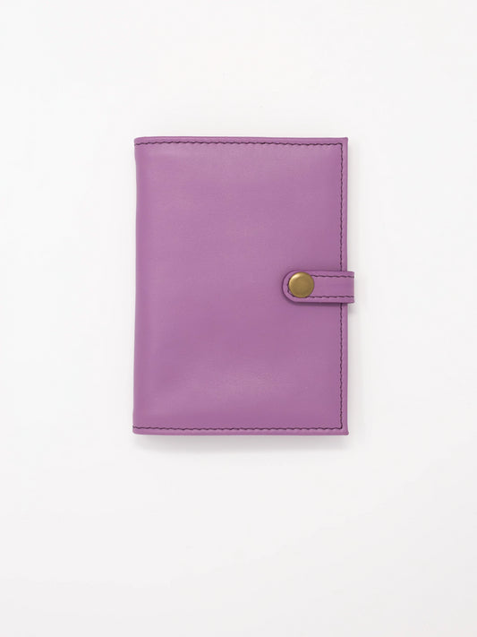 Leather Travel wallet -Lavender Passport wallets by payton james- leather bags nashville