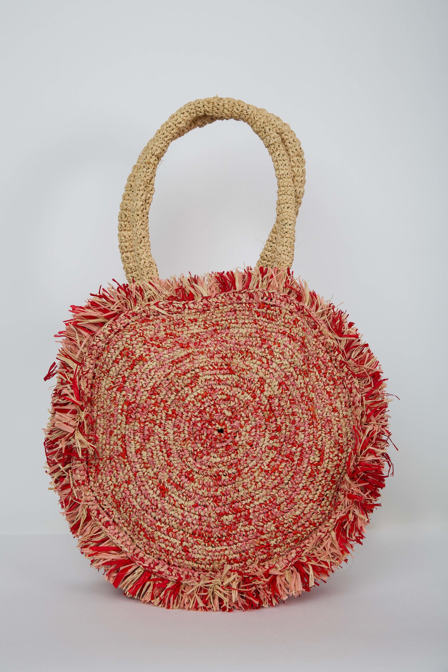 Raffia Fringe Tote